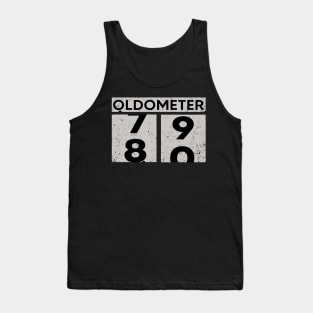 Oldometer 79-80 | 80th Birthday Gift Tank Top